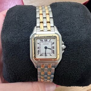 Cartier Panthere Gold and Silver Watch in size small 23mm